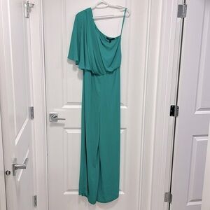 BCBG Maxazria Teal/Green/Blue Jumpsuit (PTP:16”)
